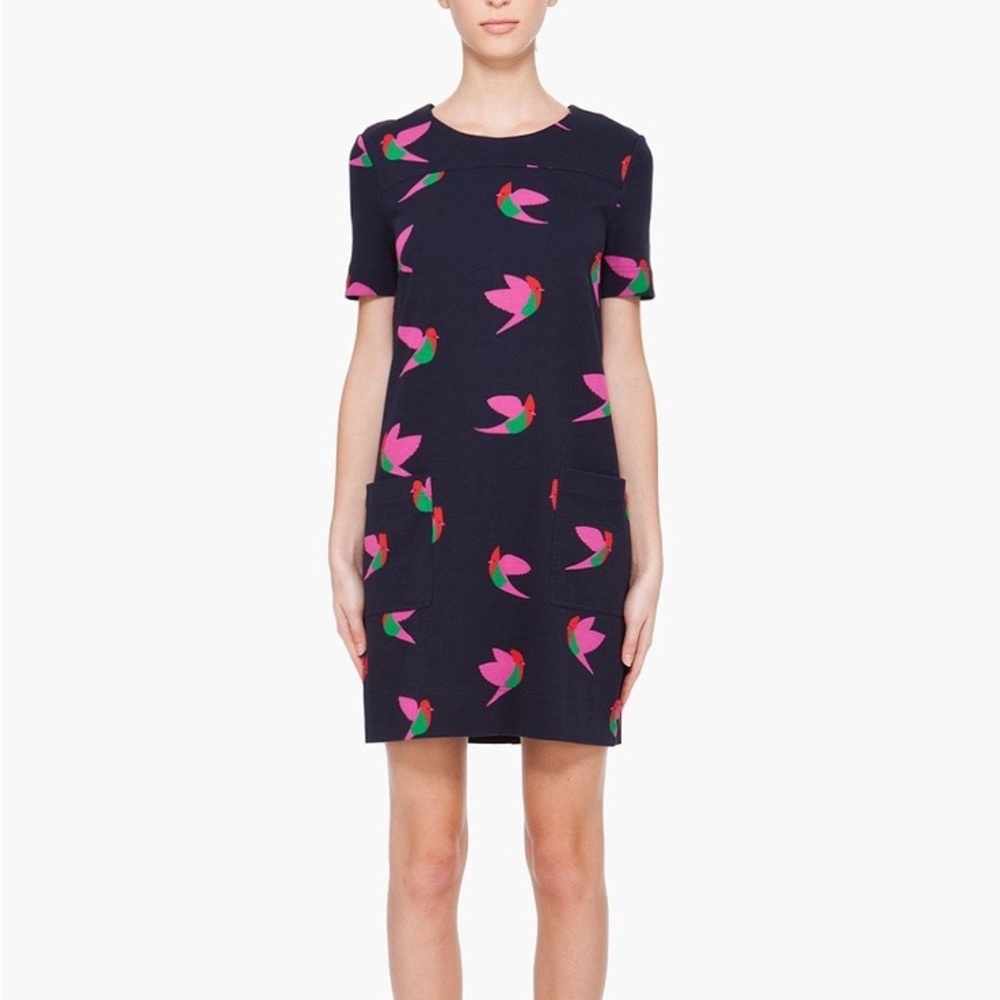Marc by Marc Jacobs | Night Bird Short Sleeve Pocket Shift Dress